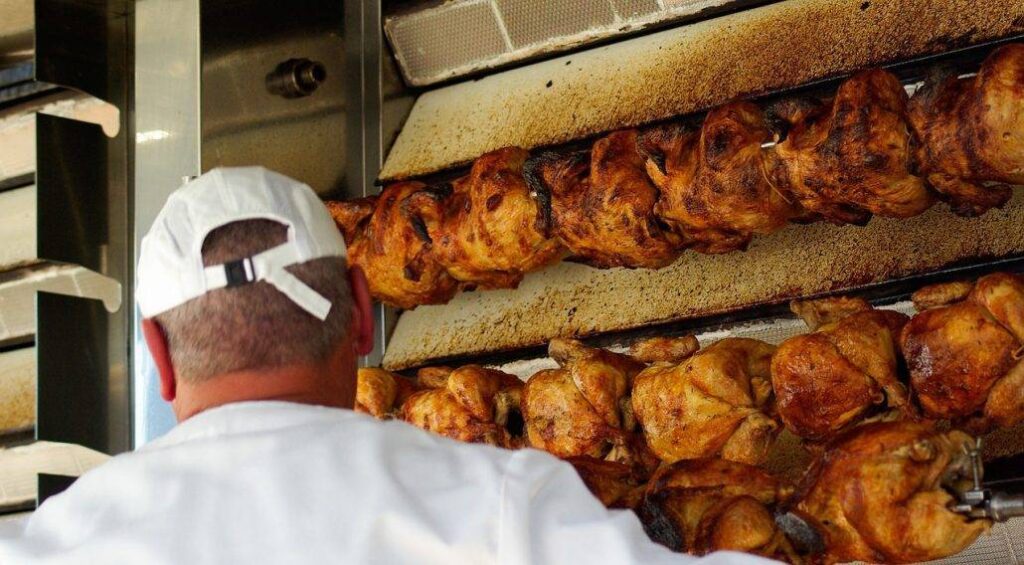 asador de pollos profesional - asador de pollos - horno para pollos