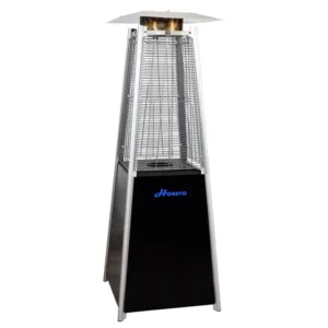 Home Estufa piramide baja negra