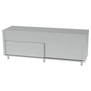 Mesa self service con puertas correderas SSNEN6 de INFRICO