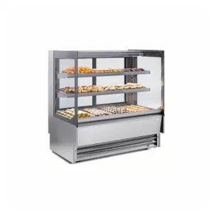 Home Vitrina caliente para pastelería cristal recto onix INFRICO