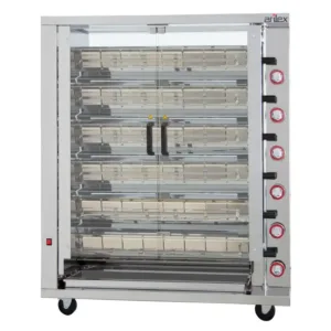 Asador de pollos a gas 6 espadas - ARILEX