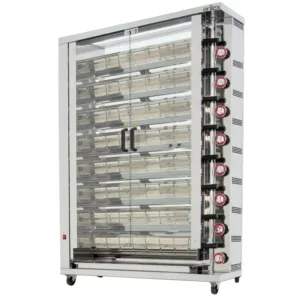 Asador de pollos industrial a gas 8 espadas - ARILEX