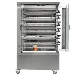 Asadores verticales eléctrico doble espada-6EGD-6EEND