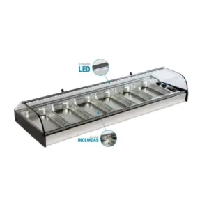 Home Vitrina refrigerada Serie MAR F Marca VITRINAS GÓMEZ modelo con cubetas