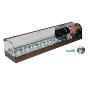 Vitrina Refrigerada decorada estante intermedio Serie VN Marca VG